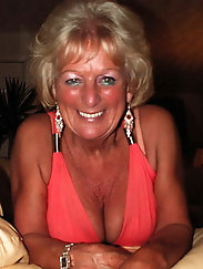 Grannys sexy cleavage 5